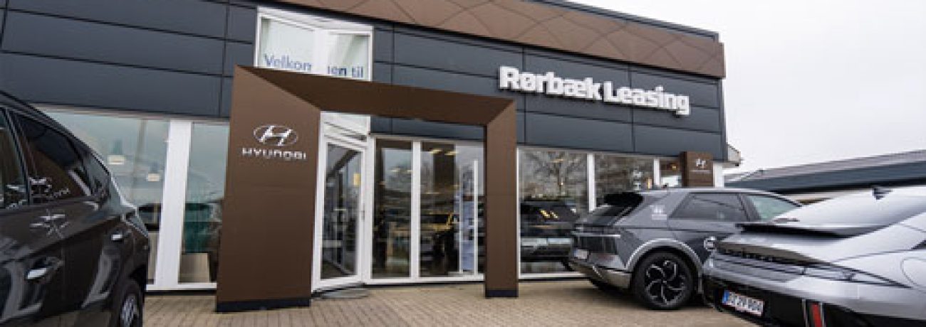 Rørbæk leasing afdeling set udefra